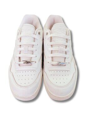 Reebok BB 4000 II Bling White Rhinestone Retro Sneakers Women's 10 EUC
